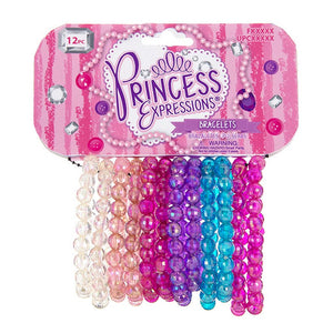 Princess Stretch Bracelet - Set of 12