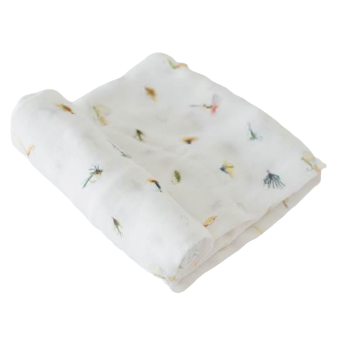 Little unicorn 2024 gone fishing swaddle