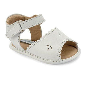 White Sandal with Scallop Baby
