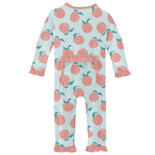 Load image into Gallery viewer, Fresh Air Peaches Muffin Ruffle Coverall With Zipper
