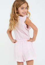 Load image into Gallery viewer, Ruffle Sleeve Romper - Rose Petal
