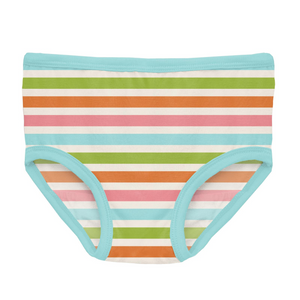 Beach Day Stripe Girl's Underwear