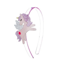 Load image into Gallery viewer, Glitter Unicorn Headband
