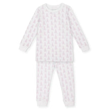 Load image into Gallery viewer, Pink Bunny Tails Ava Pajama Set
