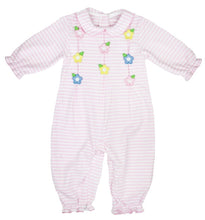 Load image into Gallery viewer, Stripe Knit Longall with Flowers
