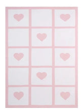 Load image into Gallery viewer, Pink Heart Knit Blanket
