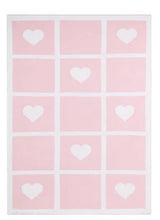 Load image into Gallery viewer, Pink Heart Knit Blanket
