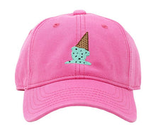 Load image into Gallery viewer, Kids Ice Cream on Bright Pink Baseball Hat
