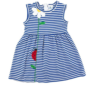 I Spy a Little...Stripe Ladybug Knit Dress