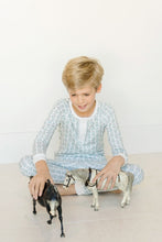 Load image into Gallery viewer, Cowboy Up Henley Top Pajama Set
