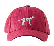 Load image into Gallery viewer, Kids Dalmatian On New England Red Baseball Hat
