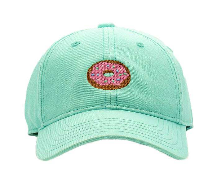Kids Donut On Keys Green Baseball Hat