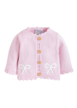 Load image into Gallery viewer, Bow Crochet Sweater - Pink

