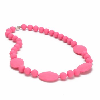 London Teething Necklace-Pink