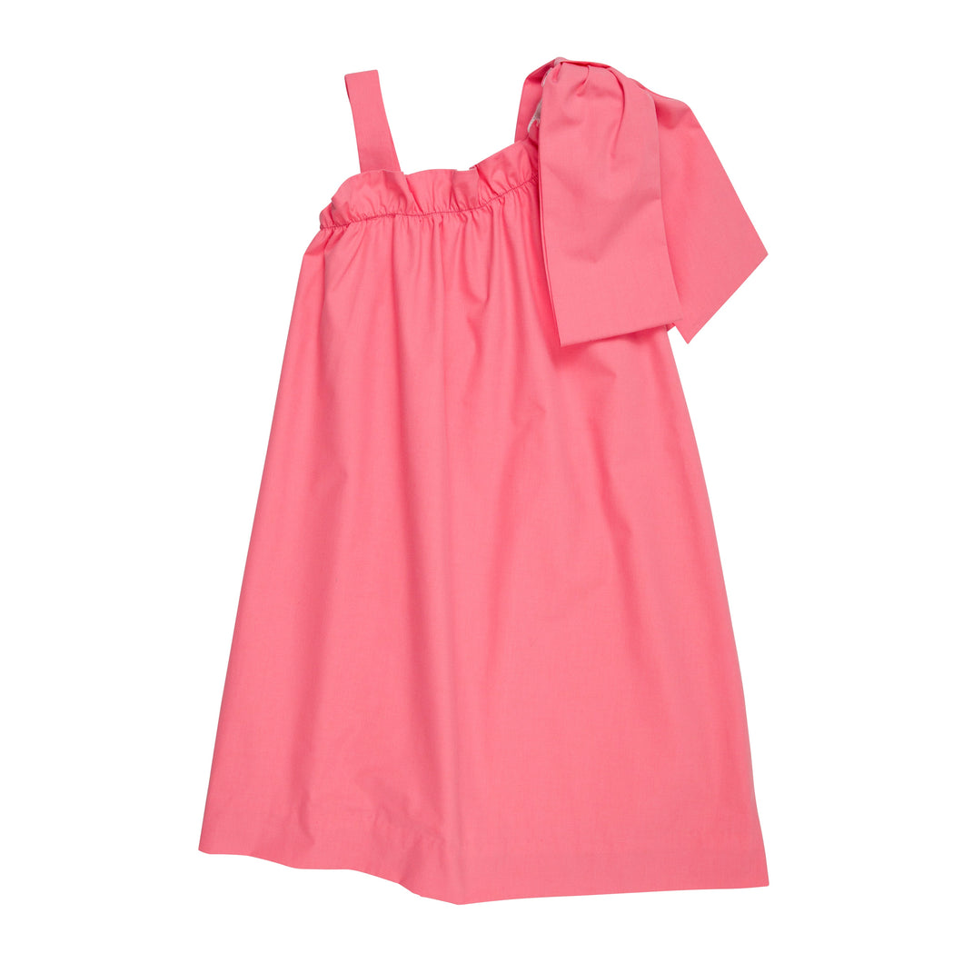 Maebelle Bow Dress - Parrot Cay Coral