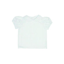 Load image into Gallery viewer, Maude&#39;s Peter Pan Collar Short Sleeve Woven Shirt - Worth Avenue White *
