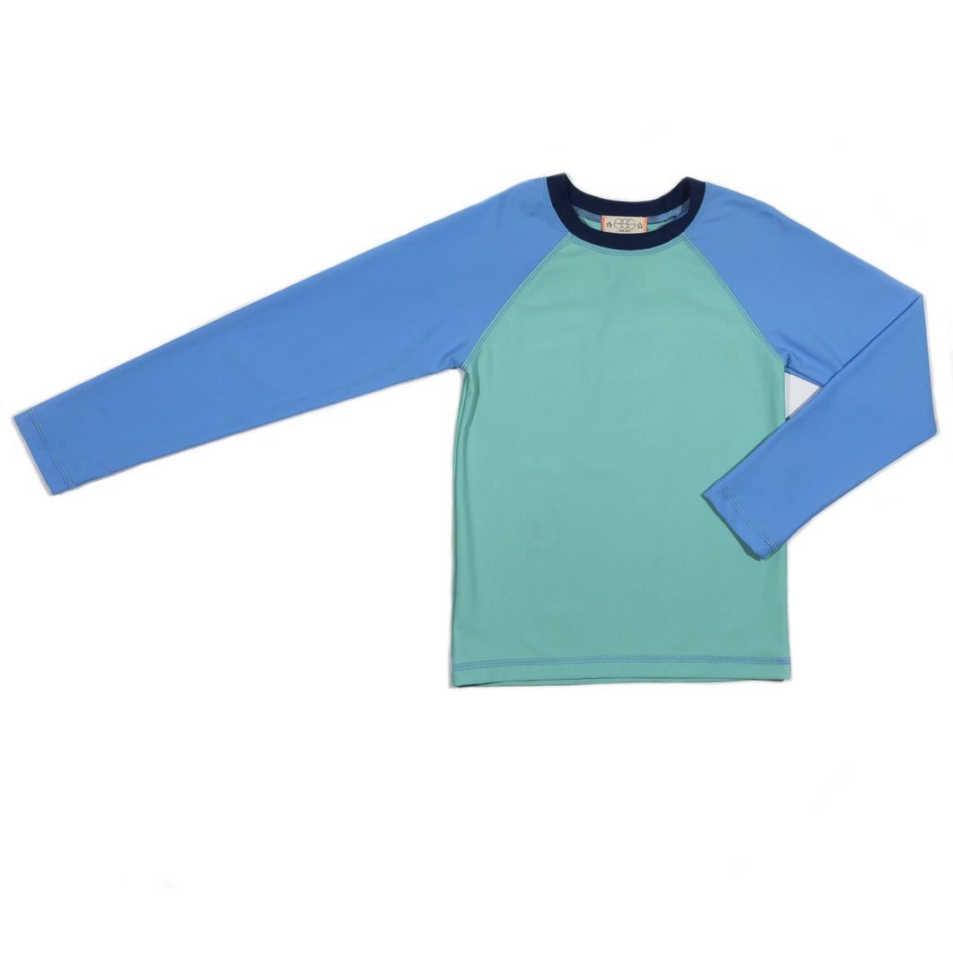 Ronan Rashguard Top - Aqua