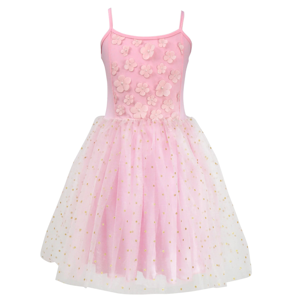 open lace back dress Girls Unicorn Princess Tulle Costume Dress – Mia Belle Girls main image 0