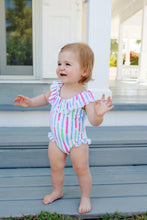 Load image into Gallery viewer, Sandy Lane Swimsuit - White Sand Watercolor
