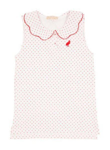 Paige's Playful Polo - Richmond Red Microdot