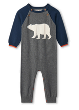 Load image into Gallery viewer, Bear Cub Baby Sweater Romper
