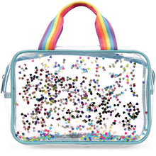 Load image into Gallery viewer, Playful Hearts Cosmetic Bag Trio
