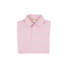 Load image into Gallery viewer, Prim &amp; Proper - Palm Beach Pink and Buckhead Blue Stripe with Multicolor Stork

