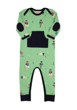 Load image into Gallery viewer, Rowdy Rugby Romper - Hart's Croquet Soiree With Nantucket Navy
