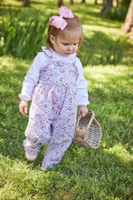 Load image into Gallery viewer, Royal Garden Floral Ruffled Overall
