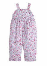 Load image into Gallery viewer, Royal Garden Floral Ruffled Overall
