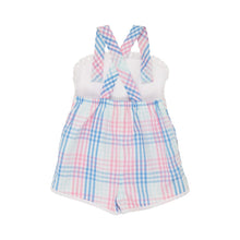 Load image into Gallery viewer, Spring Party Plaid Ruthie Romper
