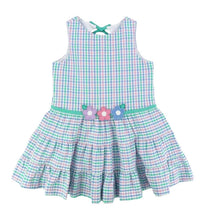 Load image into Gallery viewer, Watercolors Plaid Seersucker Dress
