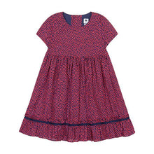 Load image into Gallery viewer, Iris Mini Red Hearts Cap Sleeve Dress
