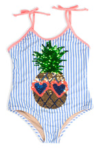 Load image into Gallery viewer, Pineapple Sequin One Piece
