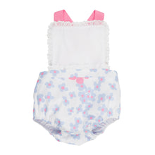 Load image into Gallery viewer, Sally Sunsuit - Worth Avenue White with Brentwood Blooms
