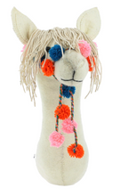 Load image into Gallery viewer, Llama Head With Pom Pom Bridle Semi
