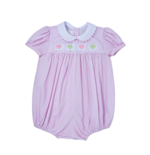 Load image into Gallery viewer, Ruth Ribbon Pink Pinstripe Bubble
