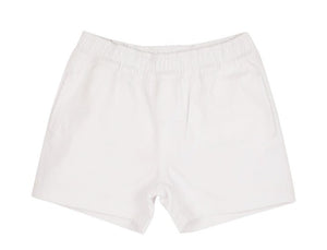 Sheffield Shorts - Worth Avenue White With Multicolor Stork