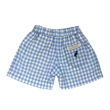 Load image into Gallery viewer, Shelton Boy Shorts Blue Grand Gasparilla Gingham
