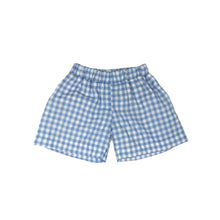 Load image into Gallery viewer, Shelton Boy Shorts Blue Grand Gasparilla Gingham
