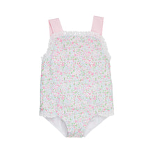 Load image into Gallery viewer, Sisi Sunsuit - Mountain Brook Mini Floral With Palm Beach Pink
