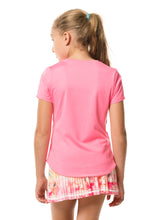 Load image into Gallery viewer, Dynamic High-Low Short Sleeve Shirt - Pink
