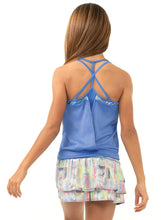 Load image into Gallery viewer, I Sheer Can Tennis Bralette Tank - Blue
