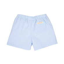 Load image into Gallery viewer, Shelton Shorts - Breakers Blue Seersucker With Breakers Blue Stork
