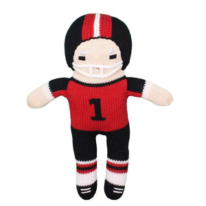 Red & Black Football Player 7"