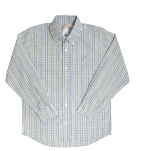 Dean's List Dress Shirt - Proper Sunny Plaid With Buckhead Blue