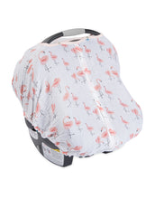 Load image into Gallery viewer, Cotton Muslin Car Seat Canopy - Pink Ladies
