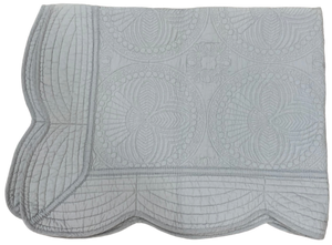 Scalloped Quilt - Grey