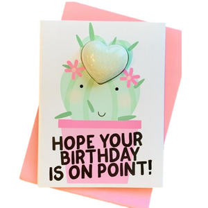 Hope Your Birthday Is On Point! Bath Fizzy Card