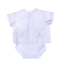 Load image into Gallery viewer, Rocking Horse Shirt with Diaper Cover

